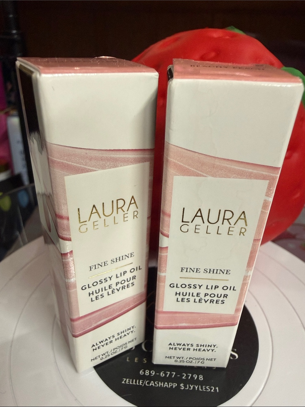 Laura Geller Glossy Lip Oil - Soft Pink Sheen